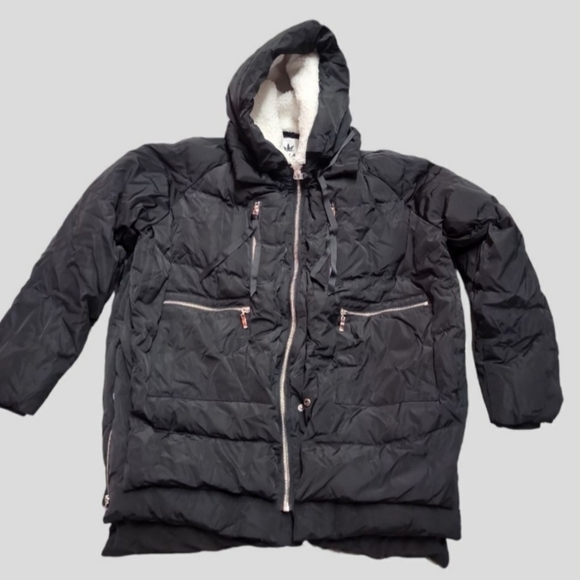 NWOT OROLAY BLACK THICKENED DOWN JKT. SIZE XXL - Picture 2 of 9